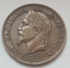 Centimes 1862 napoléon d'occasion  Le Mans