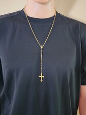 Gold tone rosary for sale  Canoga Park