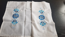 Cotton serviette embroidered for sale  WOKING