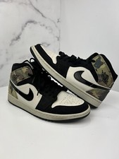 Nike Air Jordan 1 Mid SE Light Bone preto camuflado masculino tamanho 11.5 | CW5490-001 comprar usado  Enviando para Brazil