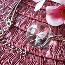Löwenzahn pusteblume halskett gebraucht kaufen  Malsch