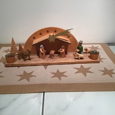 Erzgebirge volkskunst krippe gebraucht kaufen  Mannheim