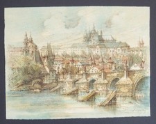Altes handgezeichnetes aquarel gebraucht kaufen  Bad Kissingen