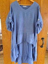 Linen lagenlook top for sale  TEMPLECOMBE