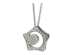 Colar e pingente celestial CZ para meninos sobre flores Geum Jan Di's estrela e lua, usado comprar usado  Enviando para Brazil