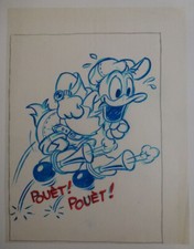 Dessin original préparatoire d'occasion  Paris III