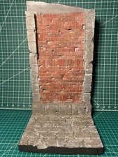 Diorama de parede de tijolos escala 1/6 Segunda Guerra Mundial 16” X 9” comprar usado  Enviando para Brazil