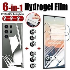 Film Hydrogel AVANT+ARRIÈRE+CAMÉRA Samsung Galaxy S21 S22 S23 S24 S25 FE Ultra + na sprzedaż  Wysyłka do Poland