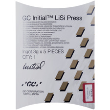 GC Initial LiSi Press Ceramika prasowa 5 x 3g *NOWOŚĆ* Dental Ceramika Ząb na sprzedaż  Wysyłka do Poland