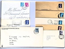 Gt. 8x Sobres de Dirección Estampados Reina Isabel II de Gran Bretaña Nuevos Decimales Estampillas segunda mano  Embacar hacia Mexico