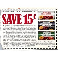 Save welch foods for sale  Hinckley