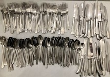 Lote de talheres 19 libras talheres de aço inoxidável padrões mistos colheres garfos facas #3, usado comprar usado  Enviando para Brazil