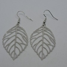 Leaf earrings drop for sale  Somerset