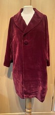 Burgundy velvet kimono for sale  SHEFFIELD