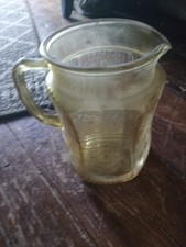 glass water pitcher amber for sale  Blairsville