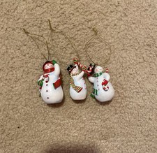 Snowman christmas ornament for sale  Sterling