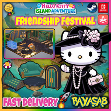 🎉 Zestaw mebli festiwalowych przyjaźni | Hello Kitty island iOS/Steam/Switch |🔥 na sprzedaż  Wysyłka do Poland