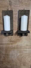 Wooden wall sconces for sale  CONISTON