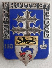 Insigne 110ème régiment d'occasion  Thiviers