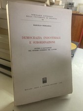 Democrazia industriale subordi usato  Roma