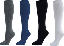 Meias escolares infantis lisas 2x 3x 6x meninas femininas premium altura do joelho, usado comprar usado  Enviando para Brazil