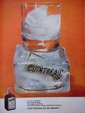 Publicité cointreau glaçons d'occasion  Longueil-Sainte-Marie