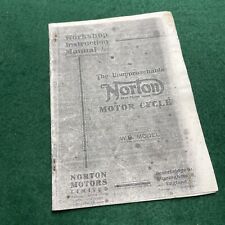 Norton workshop instruction for sale  BRENTWOOD
