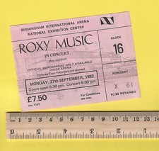 Roxy music ticket for sale  LONDON