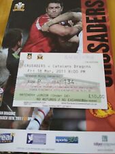 Crusaders catalan dragons for sale  SOUTHEND-ON-SEA