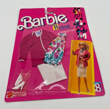 Barbie Weekend Collection 1527 Roupa da Moda Top, Saia, Sapatos, Casaco 1988 NRFP comprar usado  Enviando para Brazil