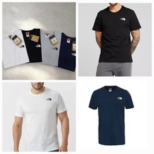 Camiseta The North Face masculina logotipo manga curta casual algodão cúpula simples tripulação top comprar usado  Enviando para Brazil