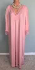Novo! Camisola espreguiçadeira feminina rosa macia mangas largas rendadas 3X comprar usado  Enviando para Brazil