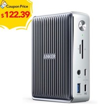 Estação de acoplamento Anker 577 13 em 1 Thunderbolt 3 85W carregamento 4K tela dupla comprar usado  Enviando para Brazil