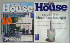 THIS OLD HOUSE Magazine Lot of 2 2002 June July DIY Deck Patio Gazebo Siding segunda mano  Embacar hacia Mexico