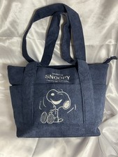 Snoopy corduroy bag for sale  PRESTONPANS