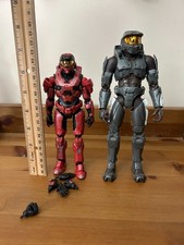 LOTE DE 2 BONECOS HALO: Joyride Halo 2 Series listra branca de aço espartana 8", MK VII comprar usado LOTE DE 2 BONECOS HALO: Joyride Halo 2 Series listra branca de aço espartana 8", MK VII comprar usado  Enviando para Brazil