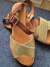 Ladies leather sandals for sale  BURNTWOOD