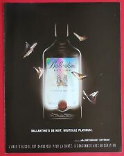 Publicité de presse Scotch Whisky BALLANTINES et Champagne MUMM 2001 comprar usado  Enviando para Brazil