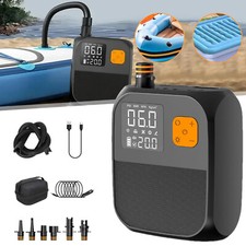 Używany, Elektryczna pompa powietrza SUP Pompa z akumulatorową pompą powietrza 8000mAh do paddleboard, namiotu na sprzedaż  Wysyłka do Poland