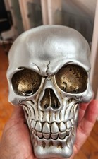 Totenschädel silber gebraucht kaufen  Friedrichskoog