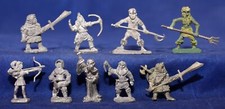 9 miniaturas de metal Heritage Monsters Trolls Ghouls D&D LOTR TSR com pintura 1976+ comprar usado  Enviando para Brazil
