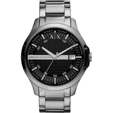 Męski zegarek na rękę Armani Exchange AX2103 Hampton Date szary na sprzedaż  PL