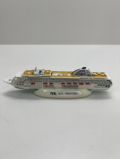 P&O Cruises Sun Princess navio de cruzeiro modelo de resina barco colecionável lembrança 17cm, usado comprar usado  Enviando para Brazil