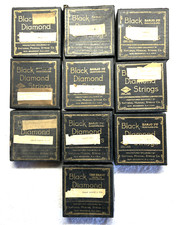 10 caixas de cordas vintage de guitarra/banjo Black Diamond com 37 Asst. Cordas LEIA comprar usado  Enviando para Brazil
