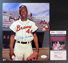 Hank aaron signed for sale  Annandale