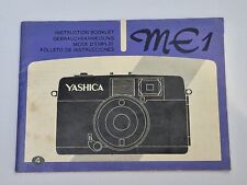 Usado, Câmera Yashica ME1 Manual de Instruções Original Folheto, Vários Idioma comprar usado  Enviando para Brazil