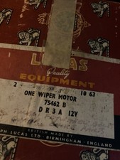 Lucas 75462 wiper for sale Lucas 75462 wiper for sale  CRANBROOK