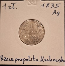 Polska. 1 złoty 1835 Rzeczpospolita Krakowska na sprzedaż  Wysyłka do Poland