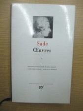 Sade oeuvres bibliothèque d'occasion  Marseille I
