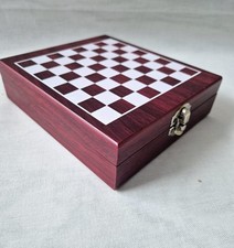 Wooden travel chess for sale  LIVINGSTON